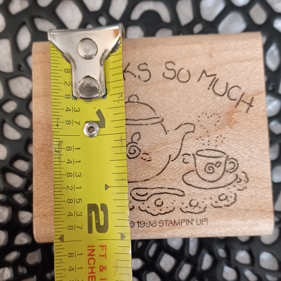 VINTAGE RETIRED 1996 STAMPIN' UP!  "NICE AND EASY NOTES" STAMP SET 5 OF 8 - Picture 4 of 6